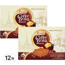 리브라 브라카 커피 비스켓, 360g, 12개