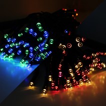 나이스엘이디 LED태양광 트리전구 100구, LED100구 태양광트리전구 |4색칼라|