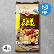 오뚜기 통등심 치즈 돈까스 (냉동), 480g, 4개