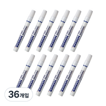 문화 유성 페인트 마카펜 청색, 1색, 36개입