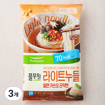 풀무원 라이트누들 얼큰 가쓰오 곤약면 2인분, 387.6g, 3개