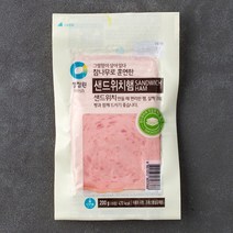 청정원 참나무 훈연 샌드위치햄, 200g, 1개