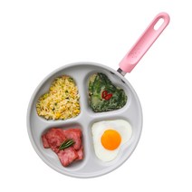 시샘 하트 4구 에그팬, 지름 25.5cm x 높이 4cm, 1개