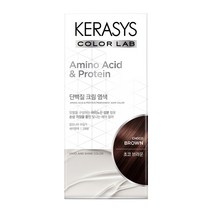 케라시스 단백질 크림 염모제 120g, 초코브라운, 1개