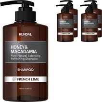 쿤달 네이처 샴푸 프렌치라임향, 500ml, 5개