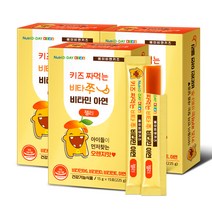 뉴트리디데이 키즈 짜먹는 비타쭈 비타민 아연 젤리 15p, 225g, 3개