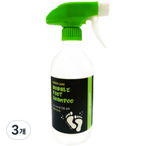 슈퍼케어 버블 풋삼푸 레몬민트향, 500ml, 3개