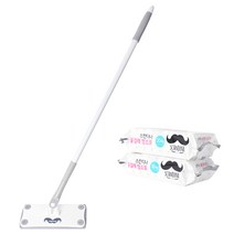 샤바스 스칸디나 밀대 청소기 + 물걸레 청소포 30매 x 2p, 1세트