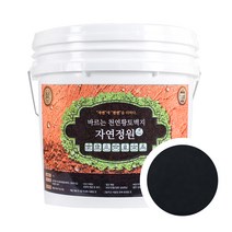 바른황토 바르는 천연황토벽지 자연정원 페인트 10L, 참숯