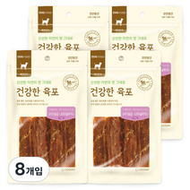 굿데이 건강한육포 반려견 간식, 오리가슴살 소프트슬라이스 맛, 8개입
