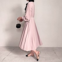마이시즌 여성용 에델린 플리츠 원피스