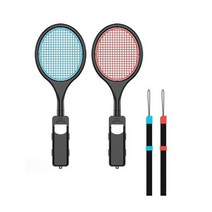 조이트론 닌텐도 스위치 조이콘 마리오 테니스 라켓 2p 블랙, JTSW-130, 1세트