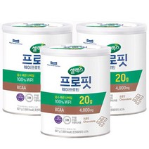 셀렉스 스포츠 웨이 프로틴 파우더 초콜릿, 627g, 3통