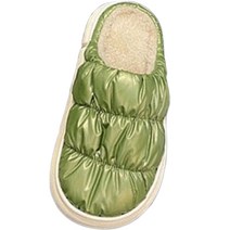 여성용 반짝 패딩 슬리퍼