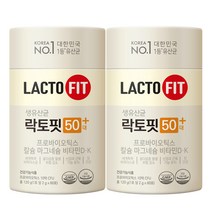 종근당건강 락토핏 50대 플러스 60p, 120g, 2개