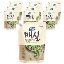 참그린 매실 청정설거지 주방세제 리필형, 1.2L, 10개