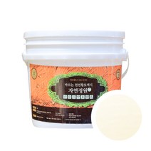 바른황토 바르는 천연황토벽지 자연정원 페인트 4L, 아이보리