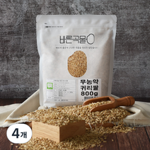 바른곡물 무농약 귀리쌀, 800g, 4개