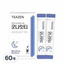 티젠 굿나잇티 허브티, 3g, 60개