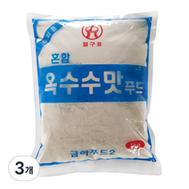 절구표 금하 혼합 옥수수맛푸드 전분, 1kg, 3개