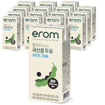 이롬 황성주 국산콩 검은콩 고칼슘 두유, 16개, 190ml