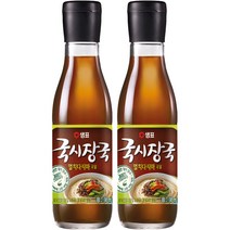 샘표 국시장국 멸치다시마 국물, 345ml, 2개