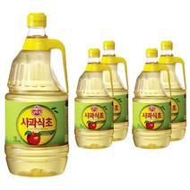 오뚜기 사과식초, 1.8L, 5개