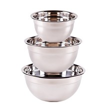블룸엣홈 높은 스텐 믹싱볼 3종 세트, 1호(1400ml), 2호(1850ml), 3호(2450ml)