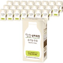 [우유팩] 상하목장 유기농 우유, 24팩, 200ml