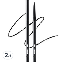 아임유니 울트라 슬림 젤 아이라이너 펜슬, S01 킬블랙, 2개
