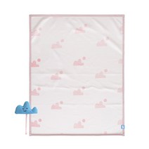 밤부베베 온마을 라지 방수요, 산이 핑크, 1개