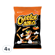 롯데제과 치토스 매콤달콤 과자, 82g, 4개