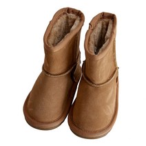 베이비잼 아동용 가죽 털 부츠