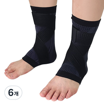 글랑앤 발목 보호대 블랙 XL, 6개