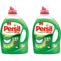 퍼실 딥클린 플러스 파워젤 액상세제 드럼용 본품, 3L, 2개