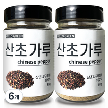 헬로우그린 산초 가루, 80g, 6개