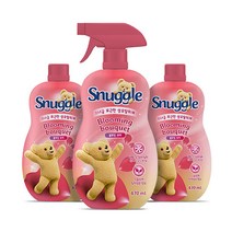 스너글 섬유탈취제 블루밍 부케, 3개, 470ml