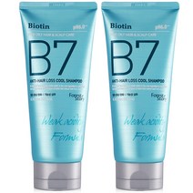 포레스트스토리 B7 약산성 쿨 탈모 샴푸, 2개, 200ml