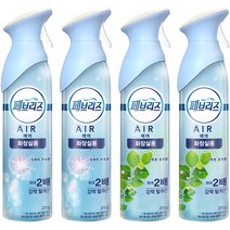 페브리즈 에어 화장실용 탈취제 상쾌한 하늘향 본품 2p + 산뜻한 정원향 본품 2p, 1세트