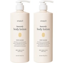 심플리오 헤븐리 바디로션 스위트 코코넛, 500ml, 2개