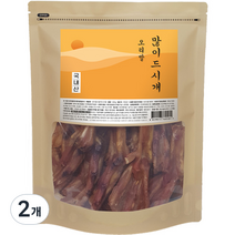 많이드시개 강아지 대용량 수제간식, 오리발, 400g, 2개