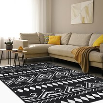 보헤미안 컴포트 다이아 몬트 사계절 사각 러그