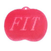 윌로우 발 세척 발각질 제거 샤워 브러쉬 핑크, 1개입, 1개