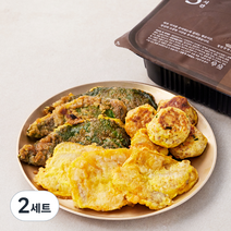 집반찬연구소 모둠전 3종 동태전 125g + 동그랑땡 100g + 깻잎전 125g, 2세트