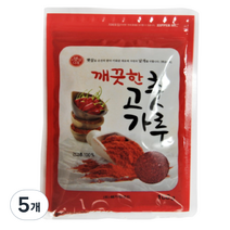 해가원 깨끗한 고춧가루, 100g, 5개