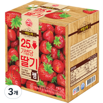 오뚜기 아임스틱 딸기잼, 1kg, 3개