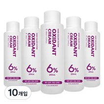 셀리본 옥시던트 컬러 크림 산화제 6%, 100ml, 10개입