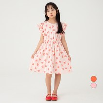 롤리트리 아동 러블리 싱글 민소매 러플 원피스