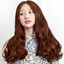 u자 루즈펌 반가발 50cm 260g, 라이트브라운, 1개