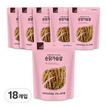 자연애 강아지간식 순닭가슴살 50g, 18개입